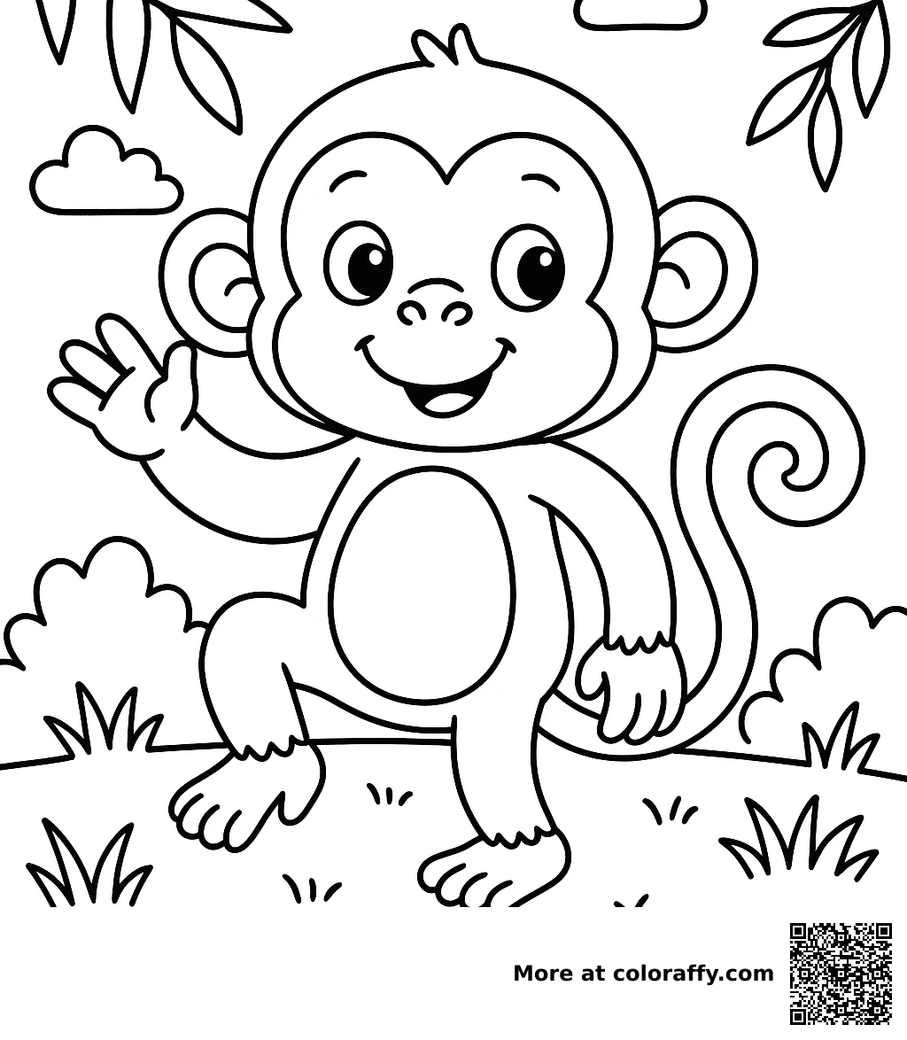 Lustiger Affe