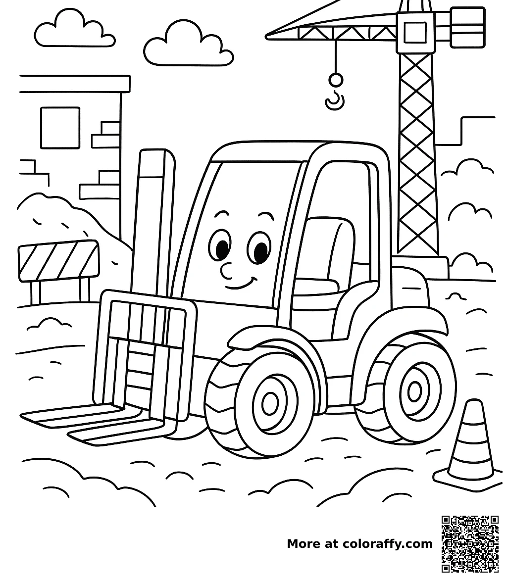 Working Forklift