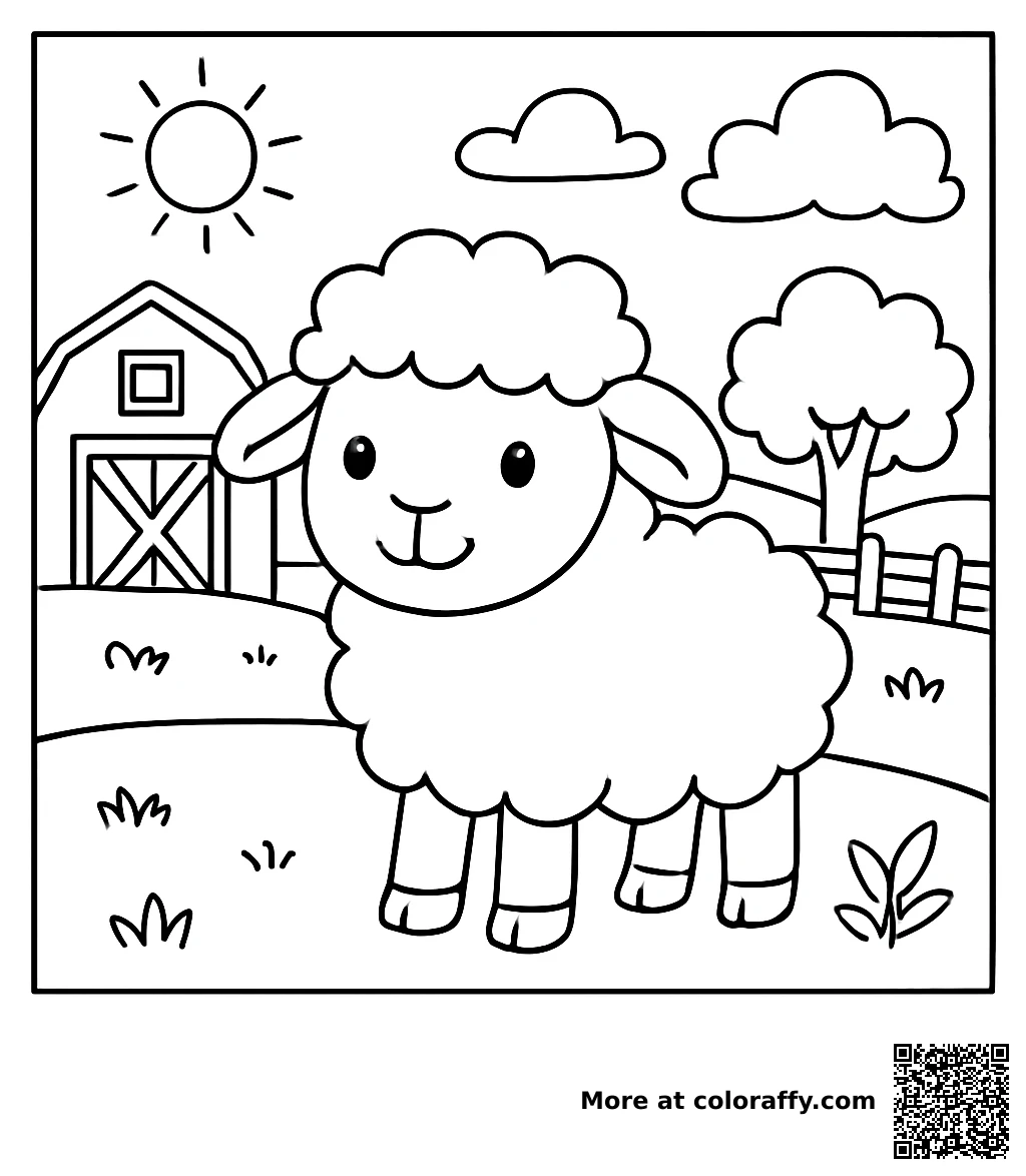 Flauschiges Schaf