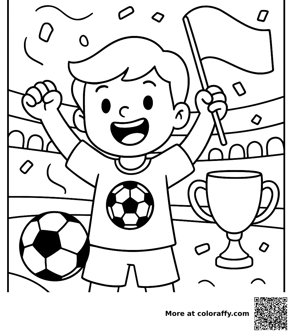 Fan Cheering in the Stands