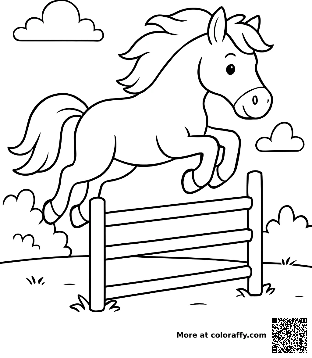 Springendes Pferd