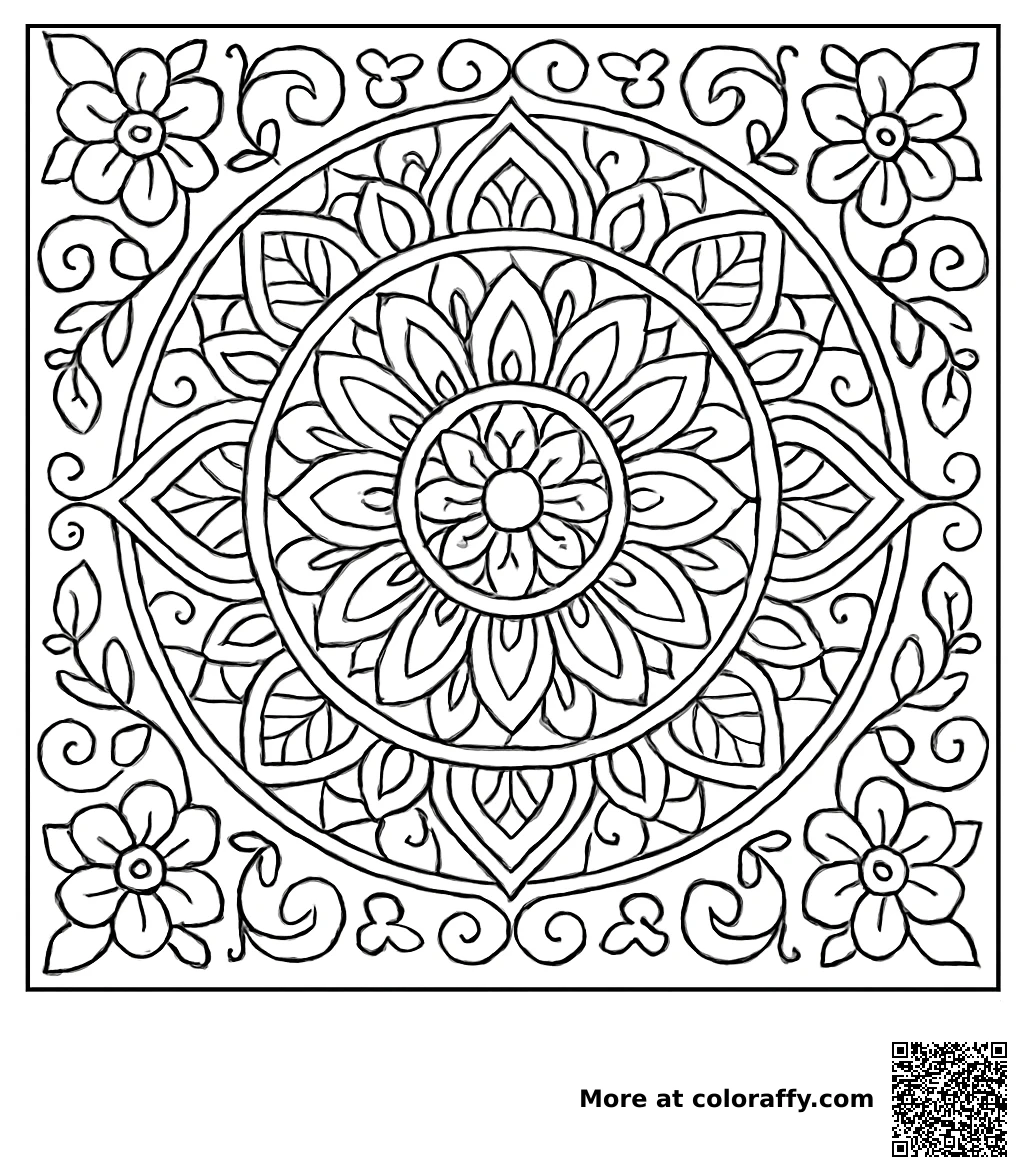 Kunstvolles Mandala