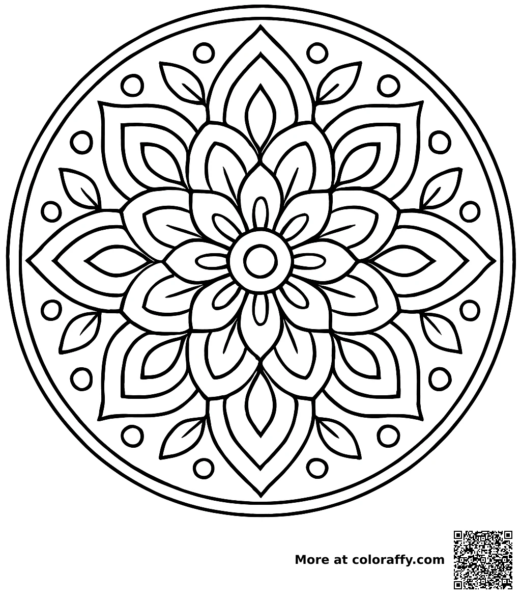 Symmetrisches Mandala