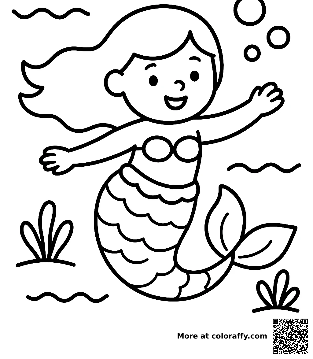 Swimming Mermaid