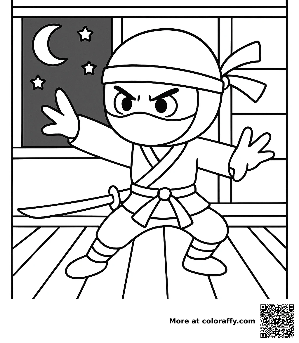 Pequeño Ninja Adorable