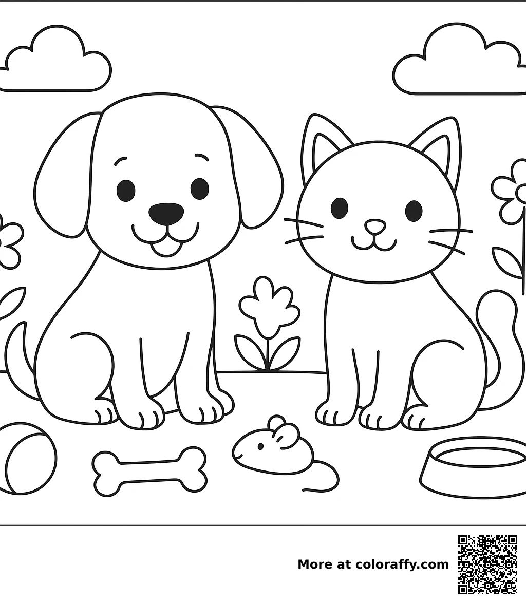 Dog and Cat Together