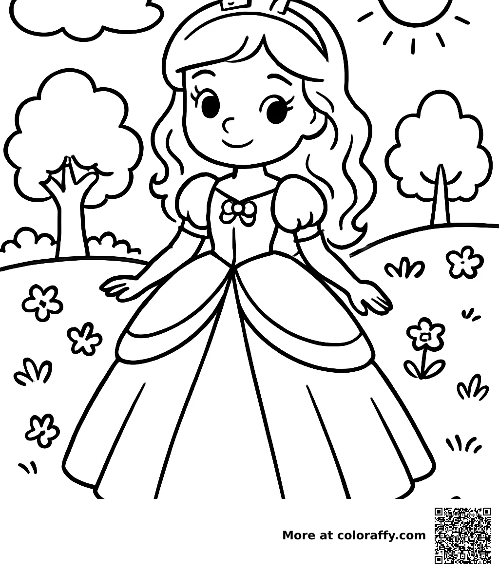 Prinsesse i Ballkjole