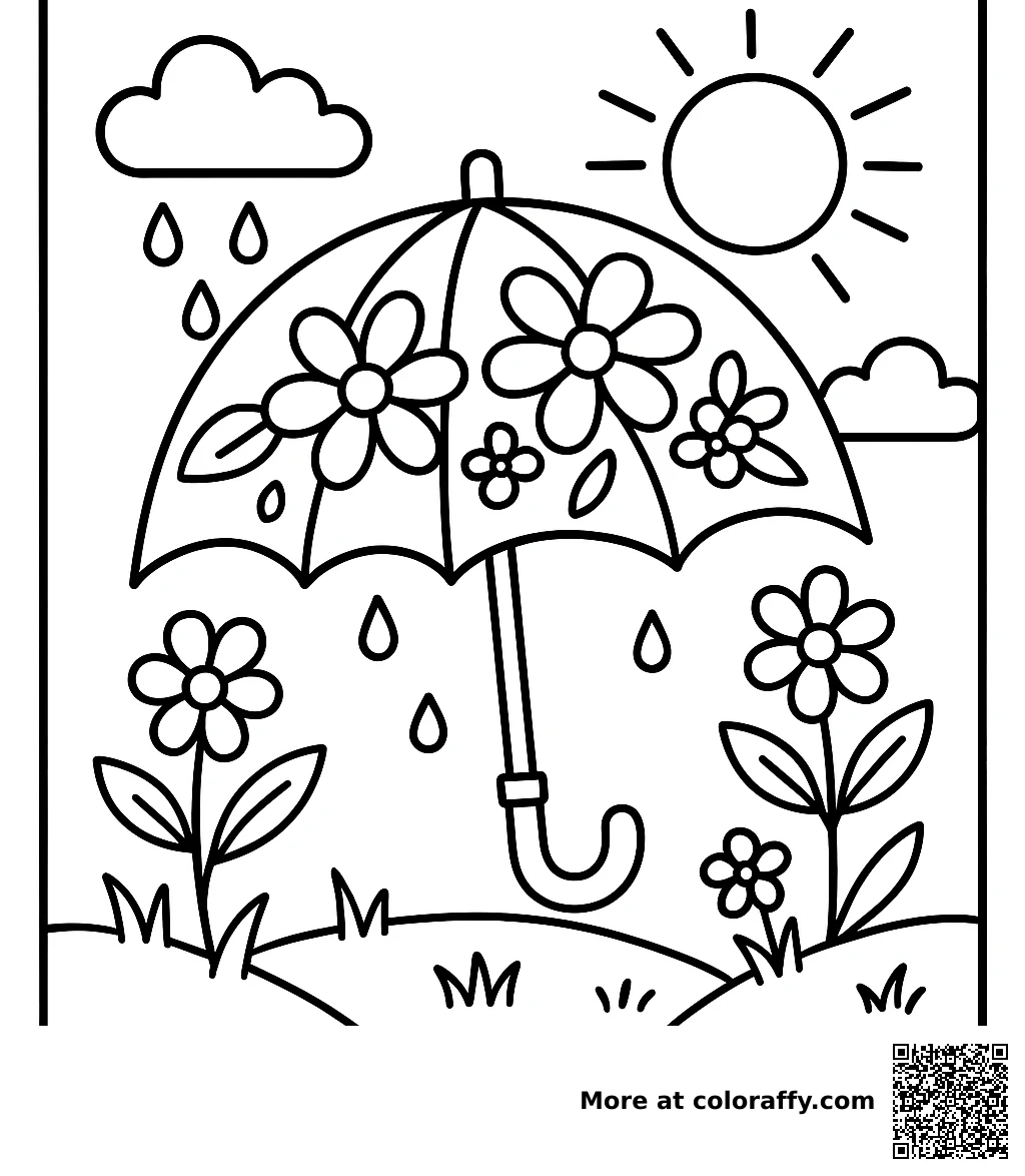 Rain and Umbrella