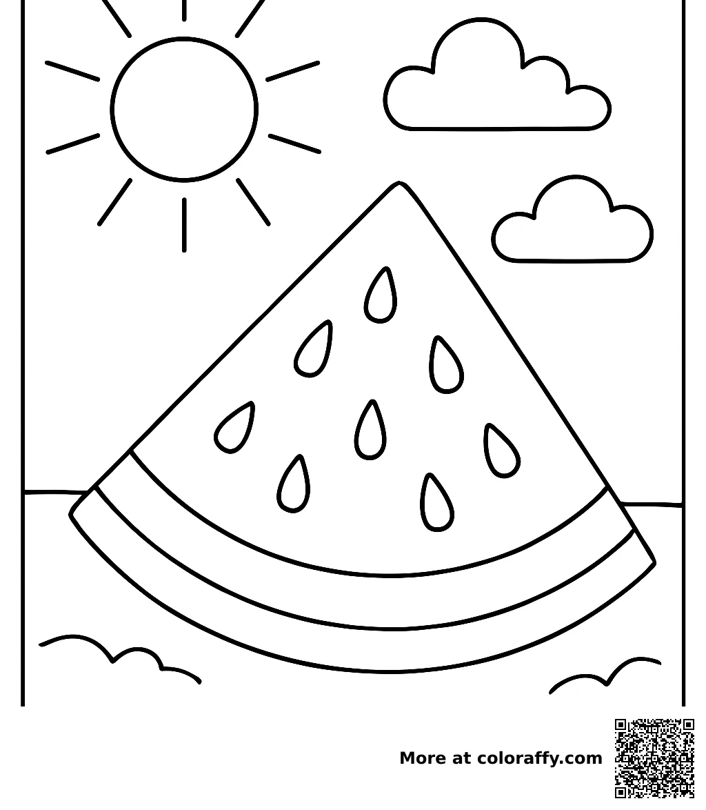 Wassermelonenscheibe