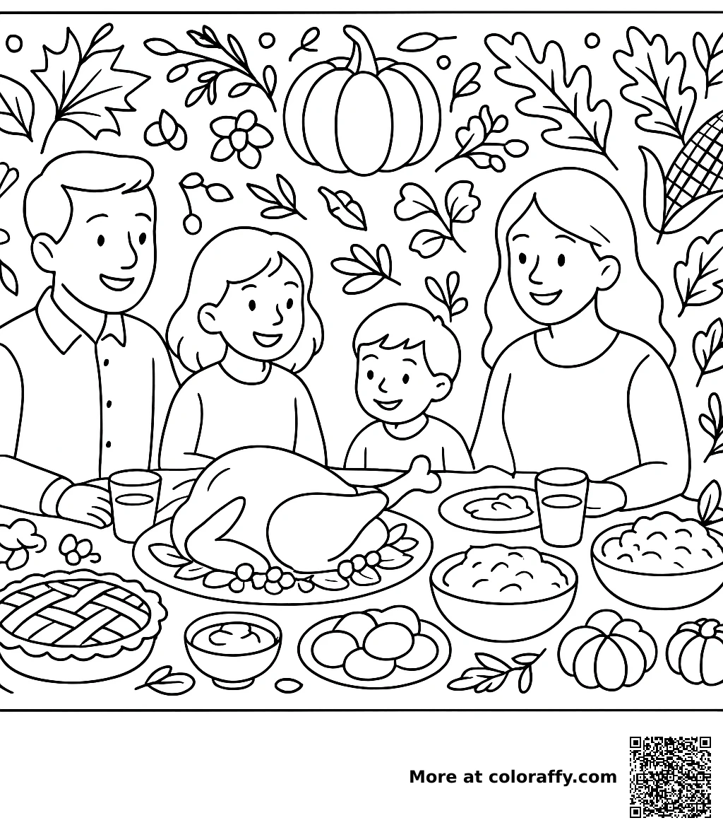 Thanksgiving-Familienessen