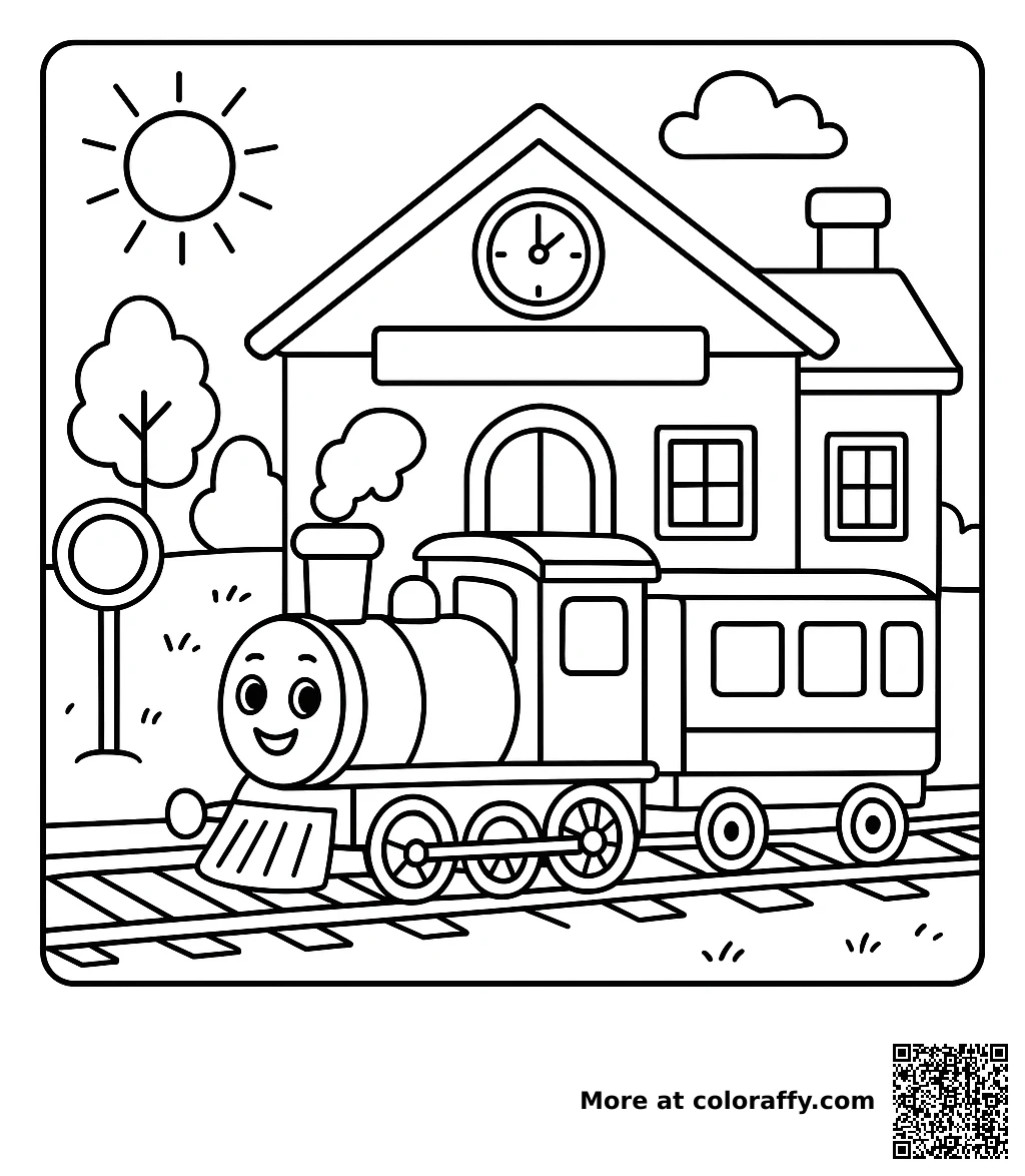 Estación de Tren Concurrida