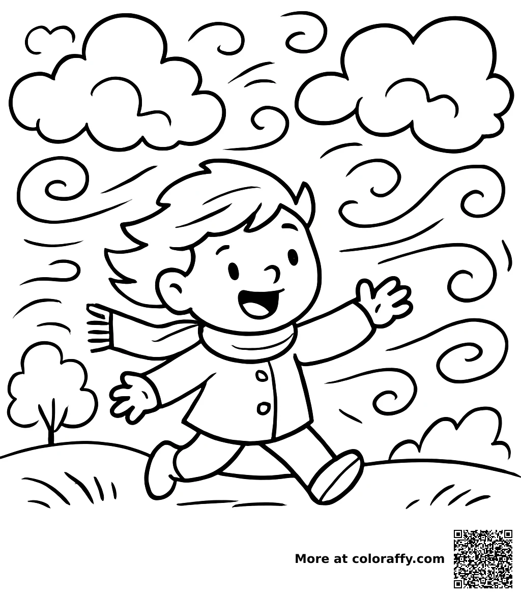 Nubes con Viento